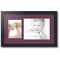 ArtToFrames Collage Photo Picture Frame with 1 - 5x7, 8x10 inch Openings, Framed in Black with Over 62 Mat Color Options and Regular Glass (CSM-3926-166)